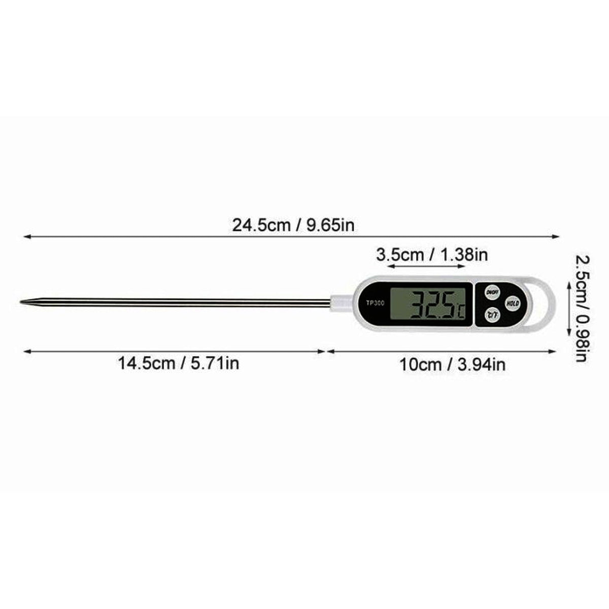 Digital thermometer liquid testing