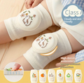 Baby Knee Pads with Cute Animal Embroidery – Soft Crawling Knee Protectors for Infants