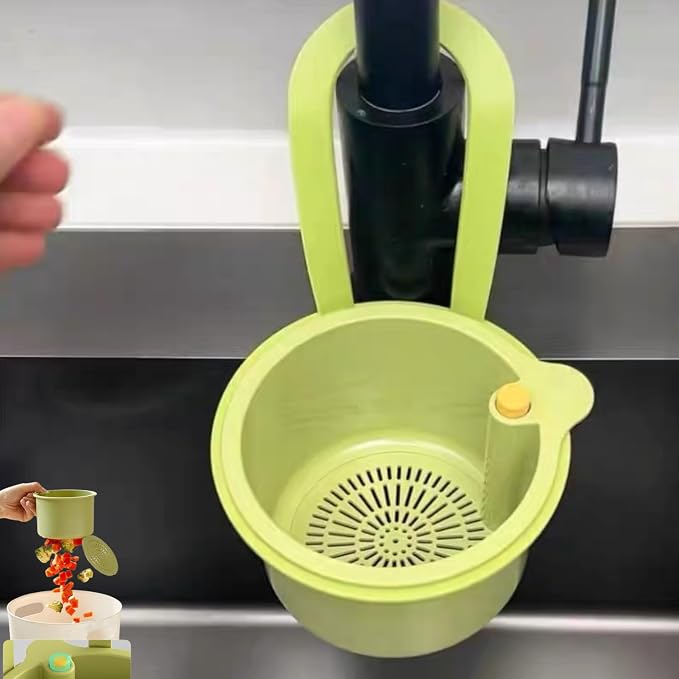 2-in-1 Kitchen Strainer & Colander Basket – Multipurpose Fruit, Vegetable & Food Drainer