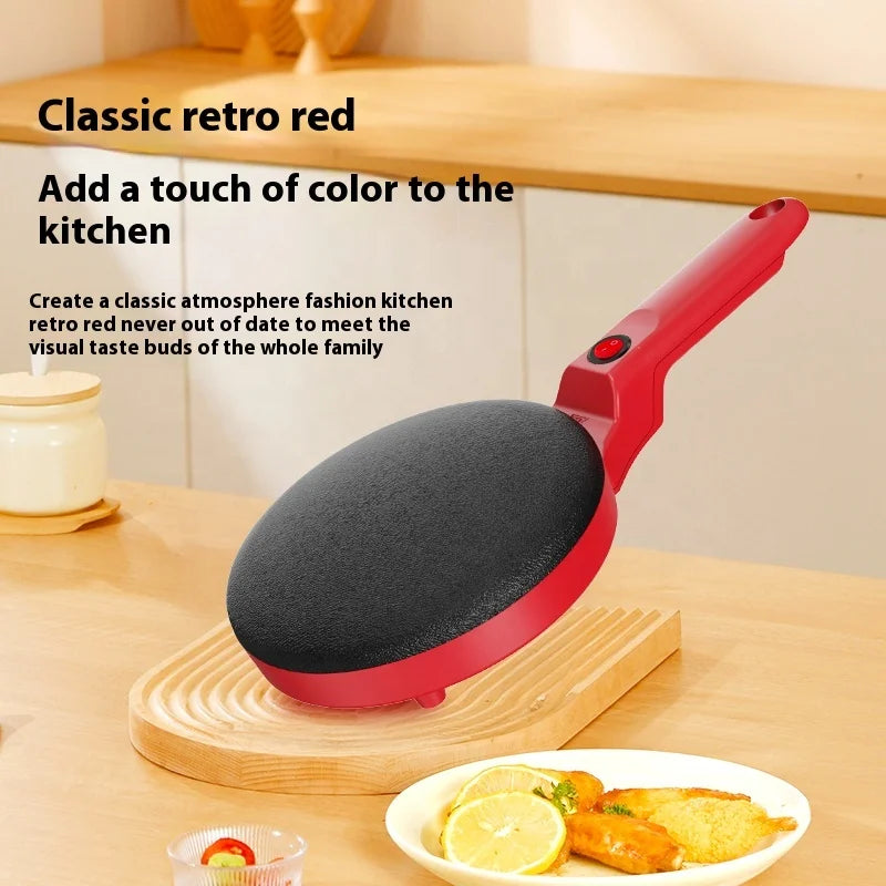 Electric Pancake Maker with Non-Stick Coating – Easy Home Breakfast & Crepe Maker