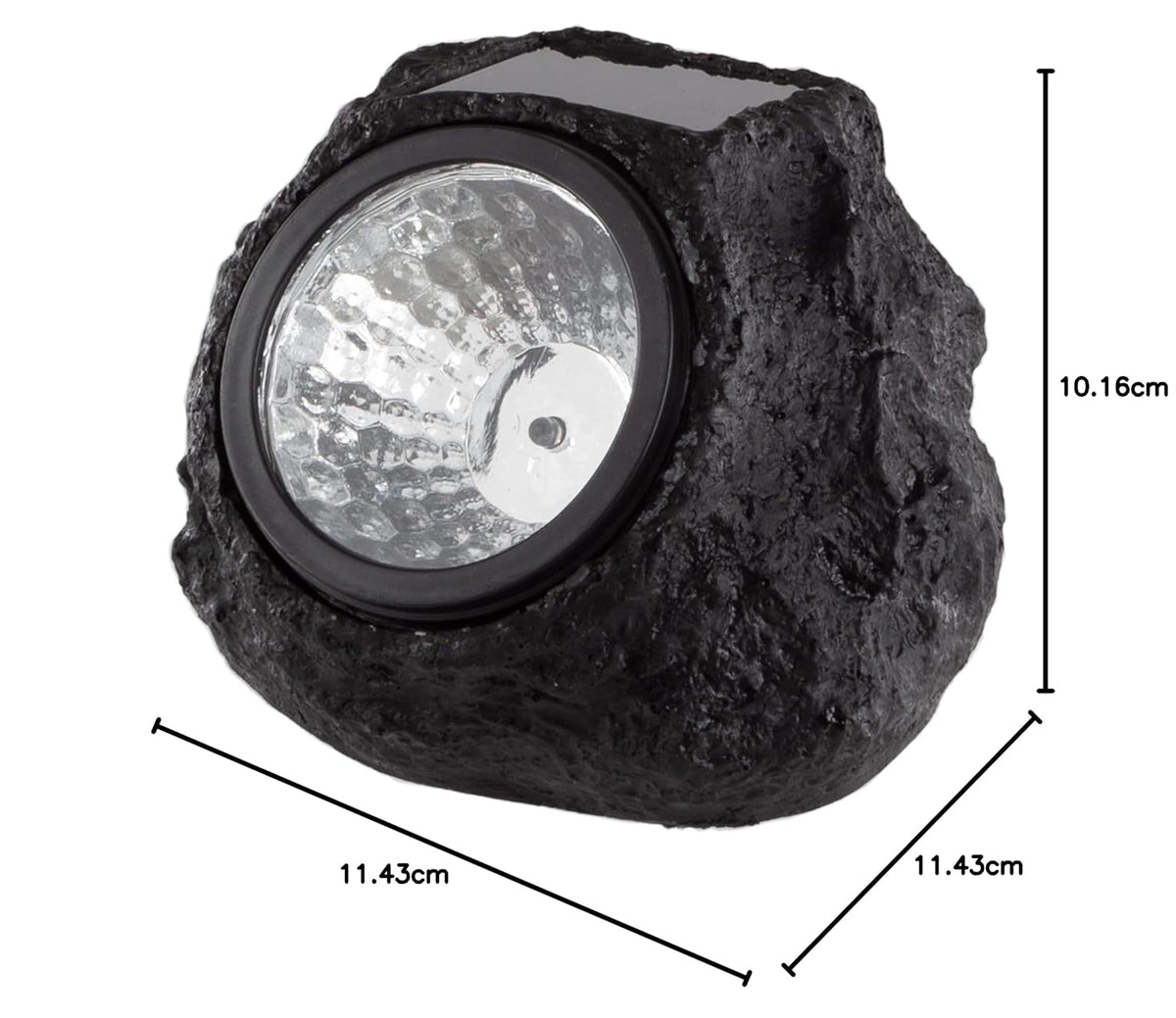 Solar-Powered Motion Sensor Rock Lamp – Outdoor Garden Pathway Light