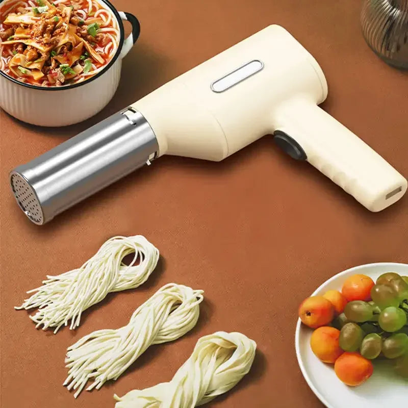 6-in-1 Automatic Handheld Pasta Maker – Electric Noodle Machine for Homemade Pasta