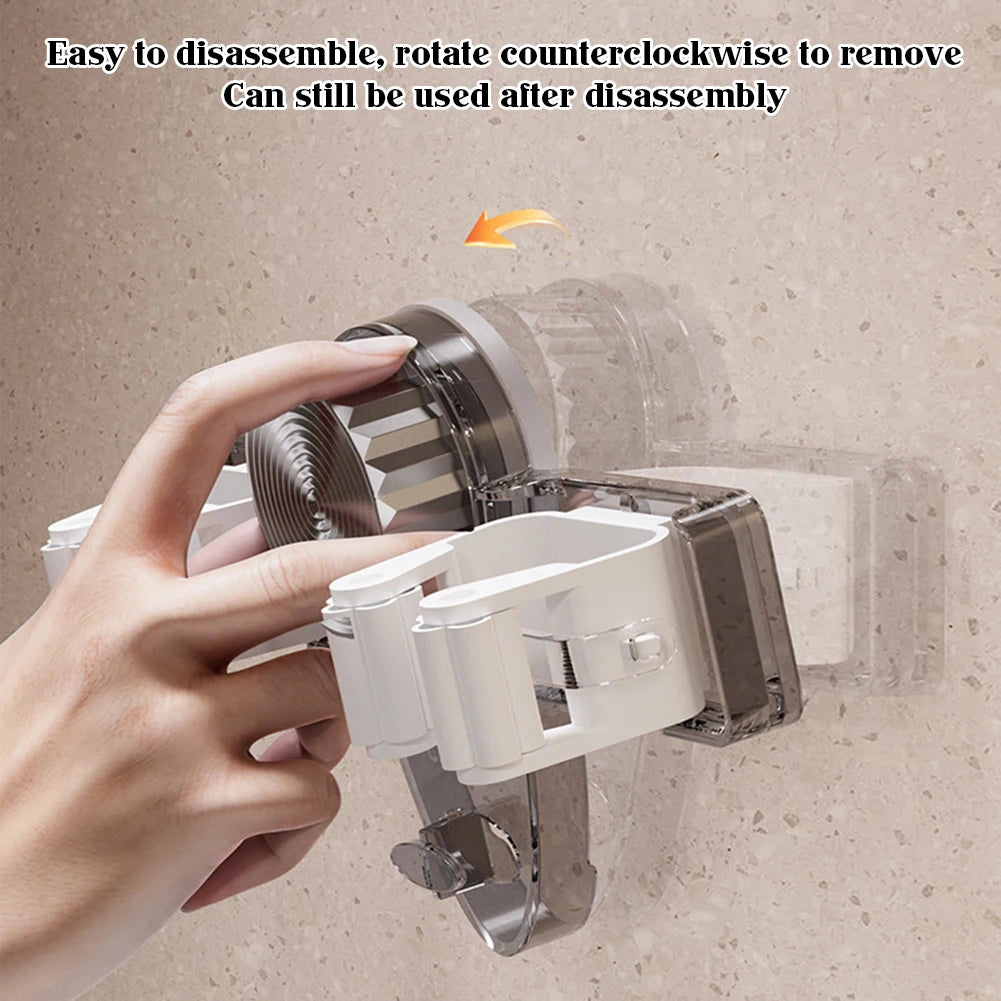 Wall Mount Mop Grippers – Self-Adhesive Broom & Cleaning Tool Holder