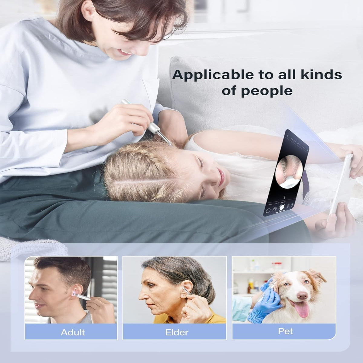 HD Wireless Ear Wax Removal Camera – Smart Visual Ear Cleaning Tool