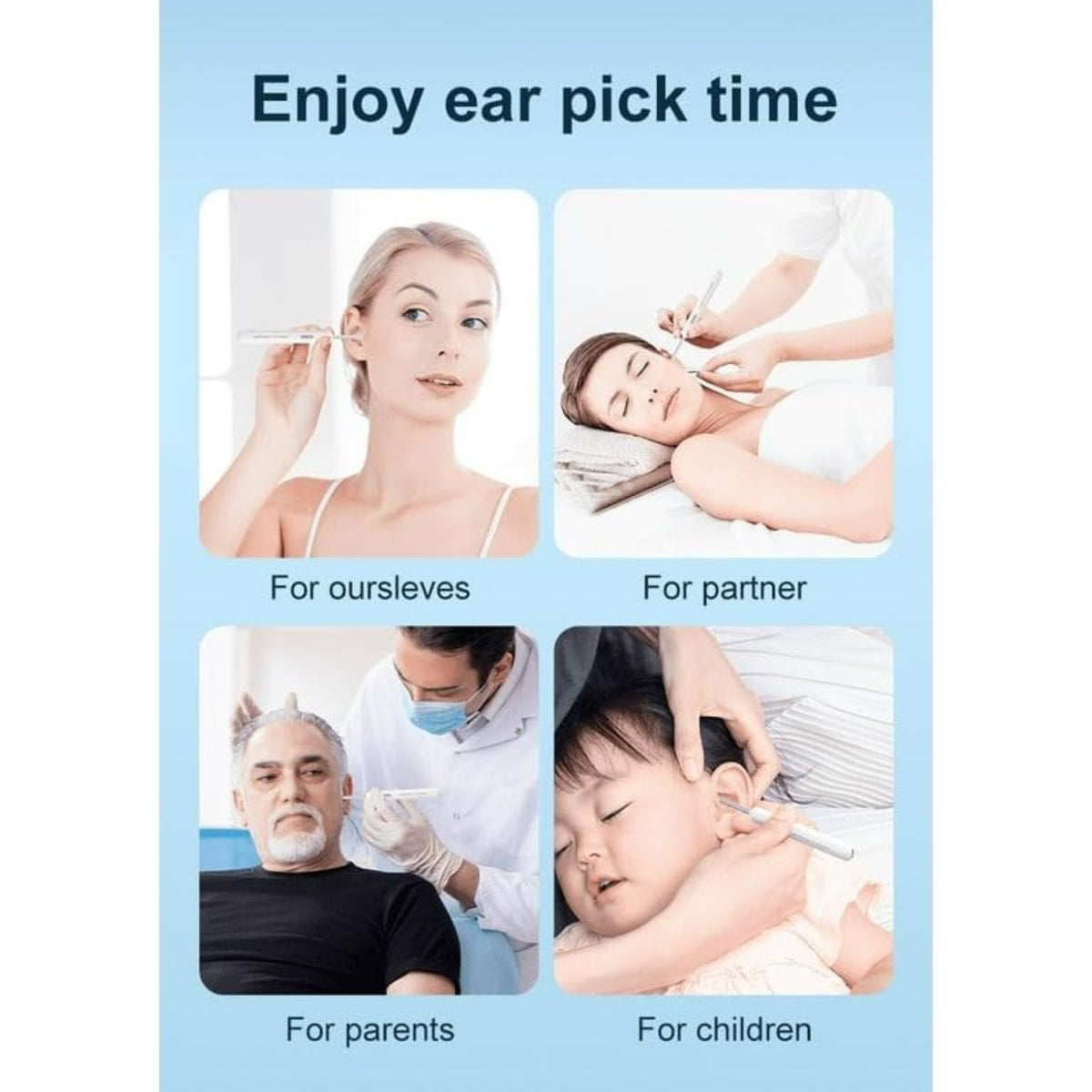 HD Wireless Ear Wax Removal Camera – Smart Visual Ear Cleaning Tool