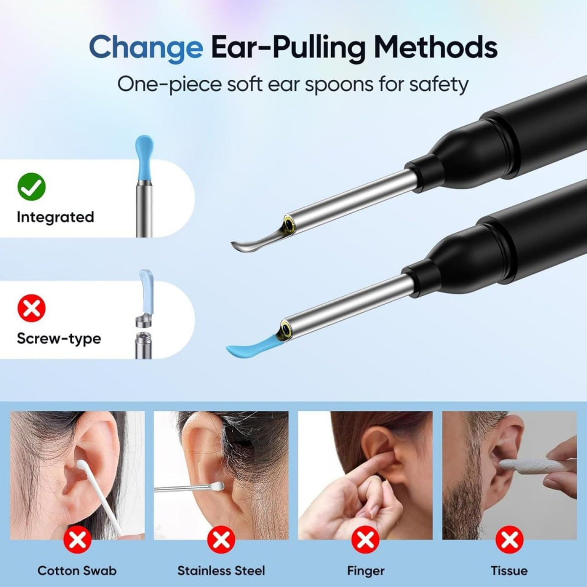 HD Wireless Ear Wax Removal Camera – Smart Visual Ear Cleaning Tool
