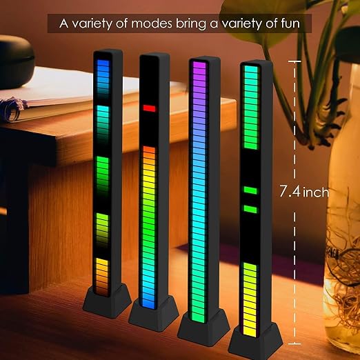 Smart RGB Rhythm Sound Bar – LED Music Sync Speaker for Home & Gaming