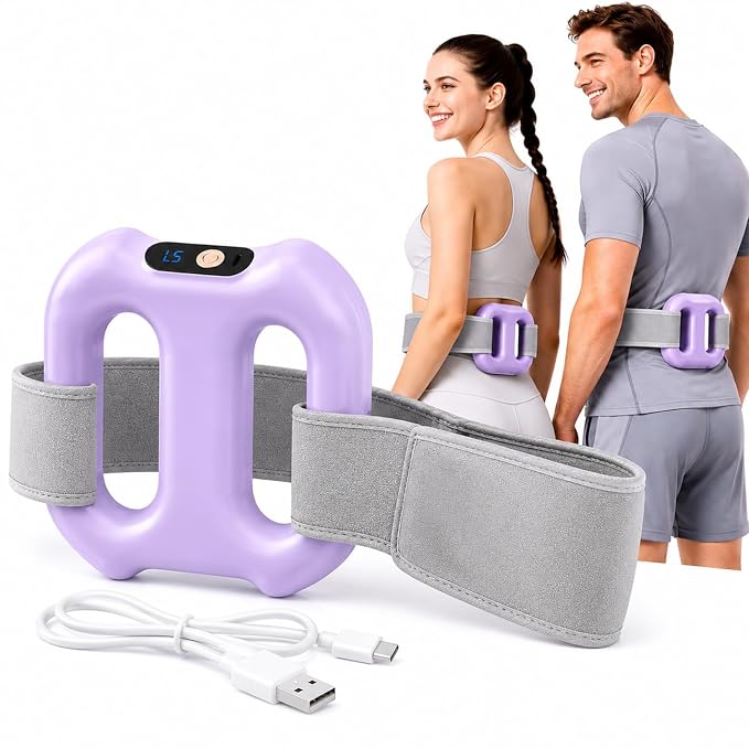 Vibrating Fascia Ring Massage Gun – Portable Muscle Massage & Relaxation Tool