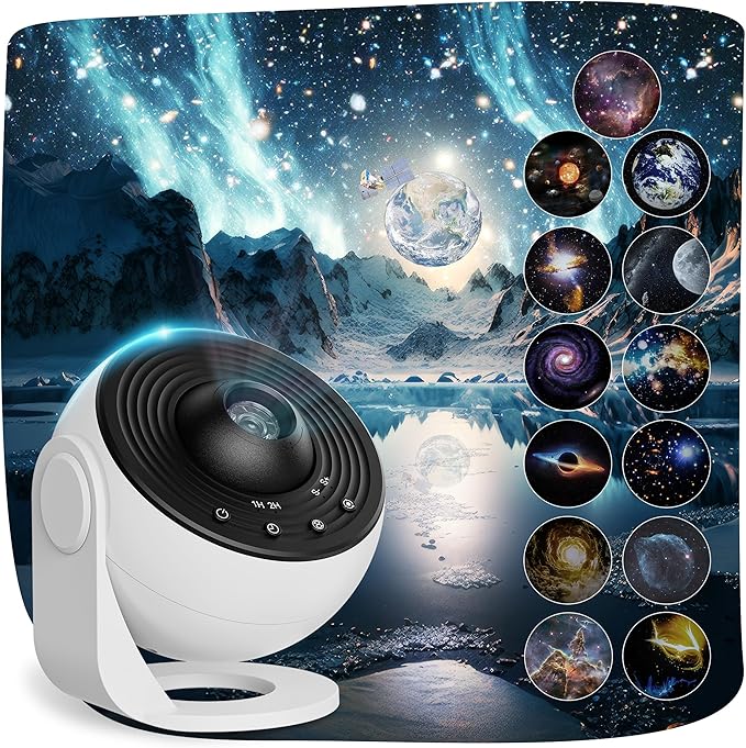 Planetarium Star Globe Projector – 360° Rotating Galaxy & Starry Sky Night Light