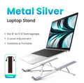 Ergonomic Foldable Laptop Stand – Adjustable Height, Portable